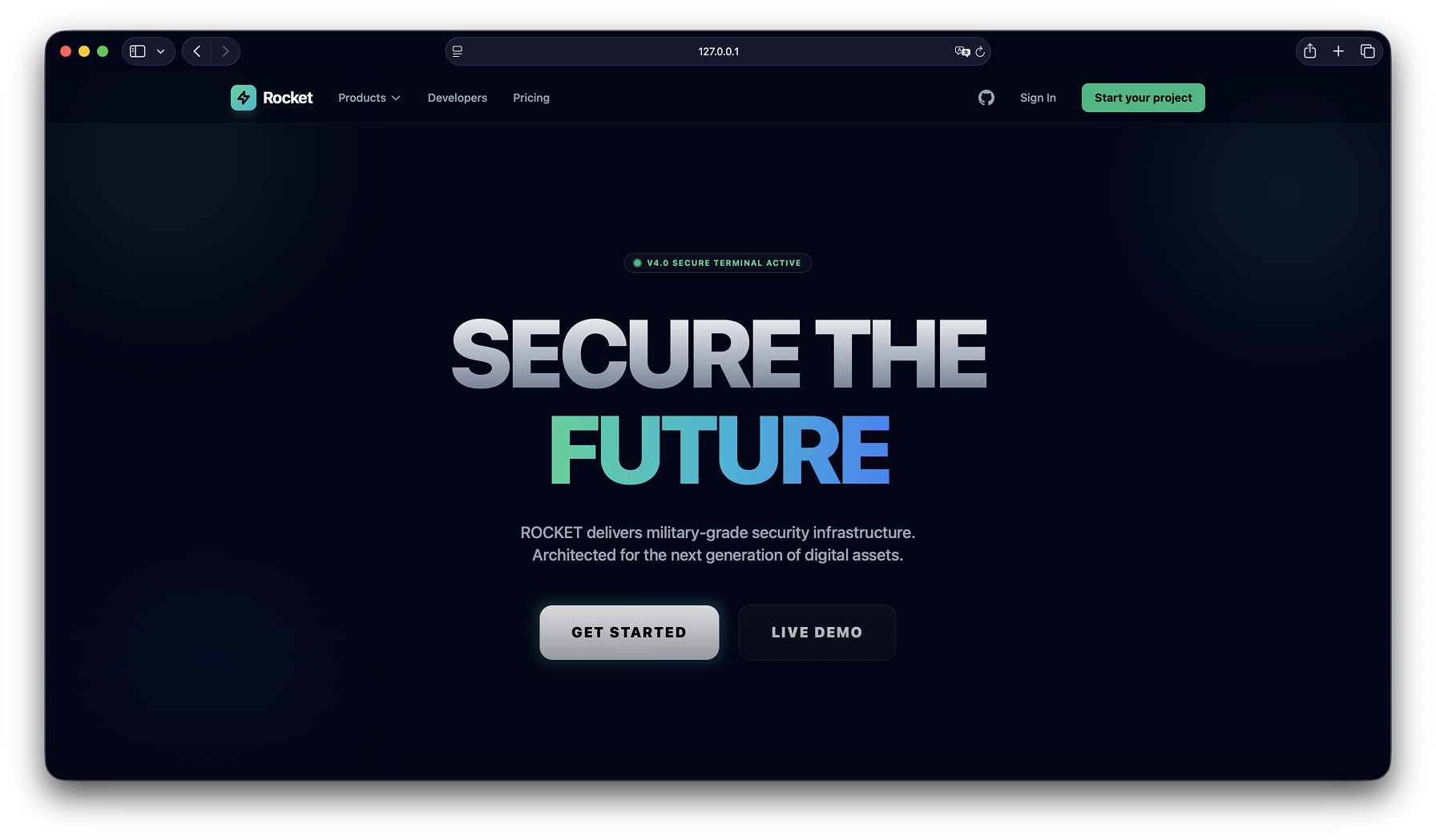 Rocket. - SAAS Security Template